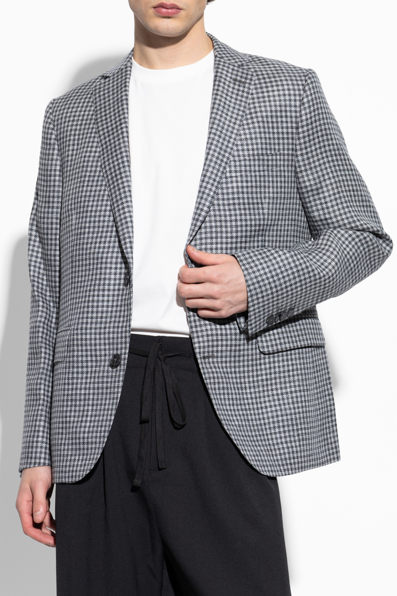 コート Officine Generale Tailored Waistcoat With Wide 3/4 Sleeves Officine Generale Tailored Waistcoat With Wide 3/4 Sleeves